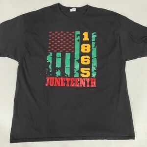 Juneteenth Celebration 1865 Graphic Tee Size 2XL African American Holiday Shirt